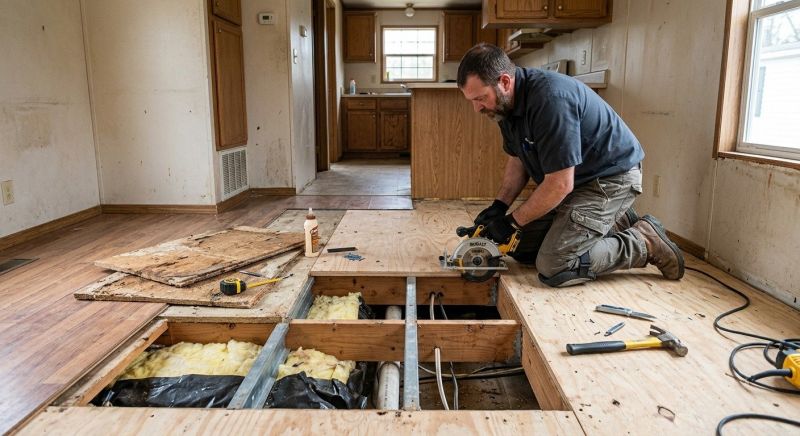 Modular Home Floor Repair Service