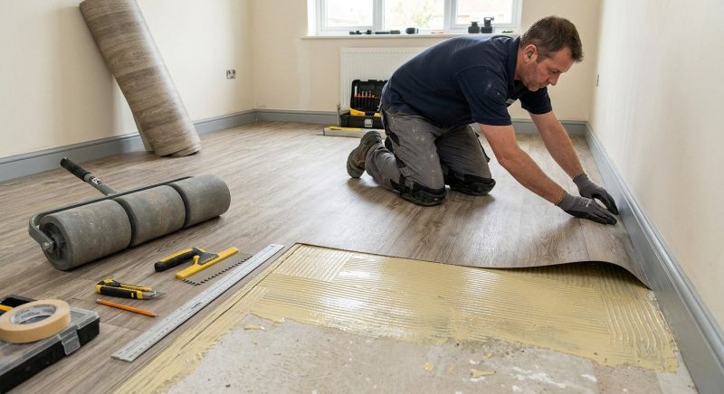 Sheet Flooring Installation in Cincinnati, OH